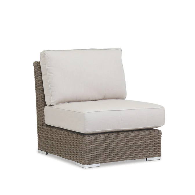 Sunset West Coronado Armless Club Chair | SW2101-AC-FLAX-STKIT